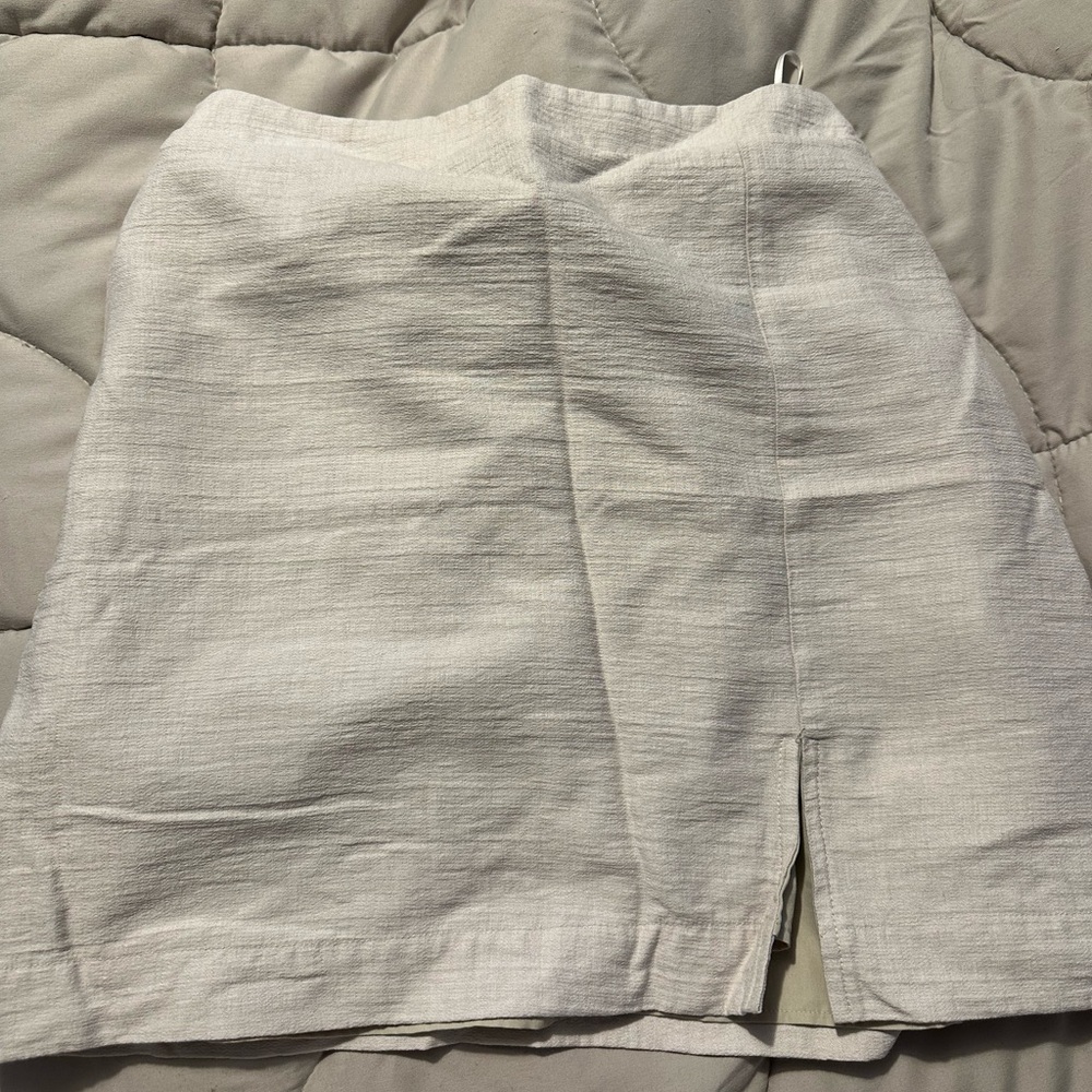 Shinestar Light Gray Pencil Skirt